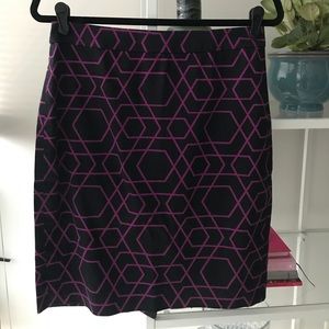 JCrew Factory Graphic Pencil Skirt